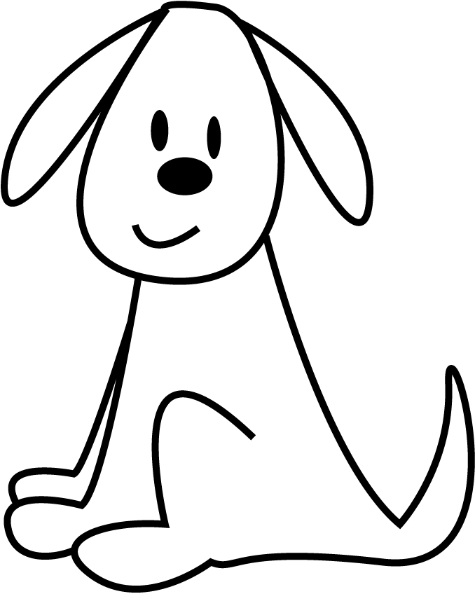 Раскраска: щенок (Животные) #3085 - Бесплатные раскраски для печати