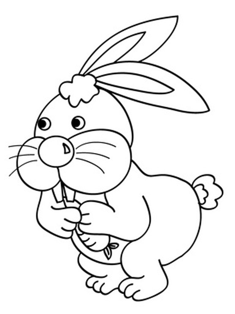 Раскраска: кролик (Животные) #9511 - Бесплатные раскраски для печати