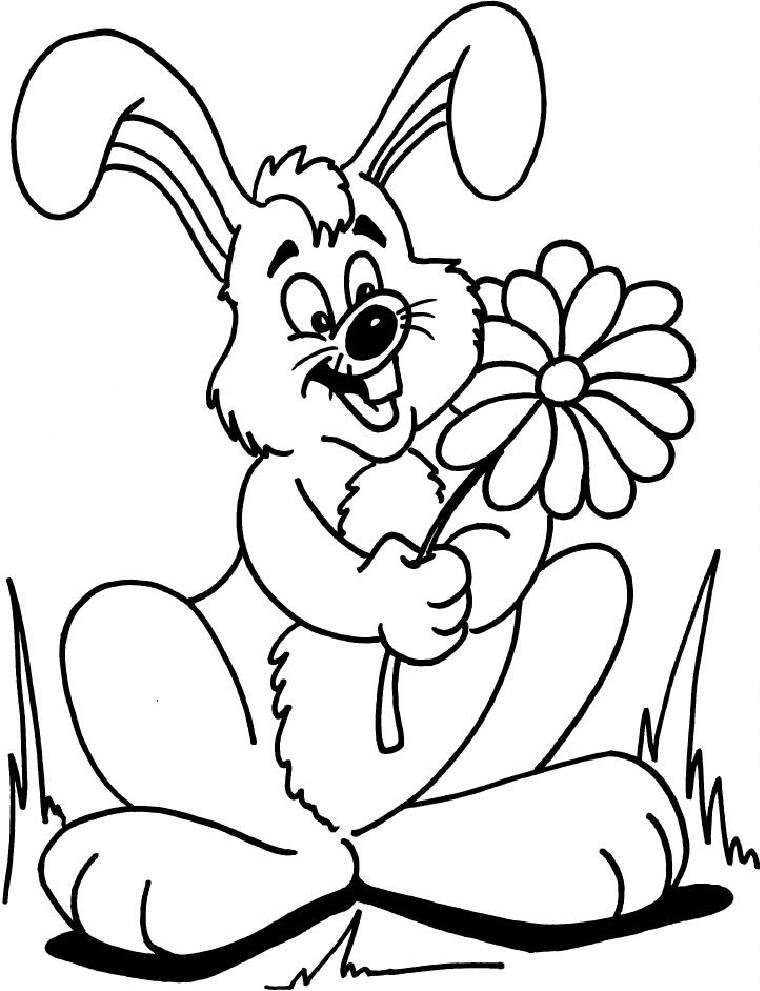 Раскраска: кролик (Животные) #9514 - Бесплатные раскраски для печати