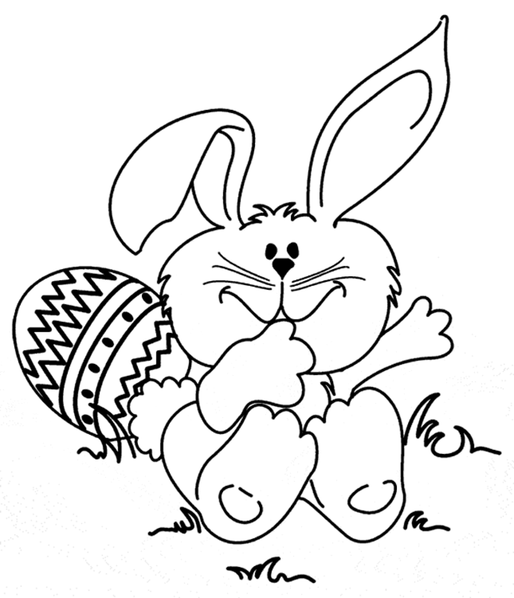 Раскраска: кролик (Животные) #9676 - Бесплатные раскраски для печати