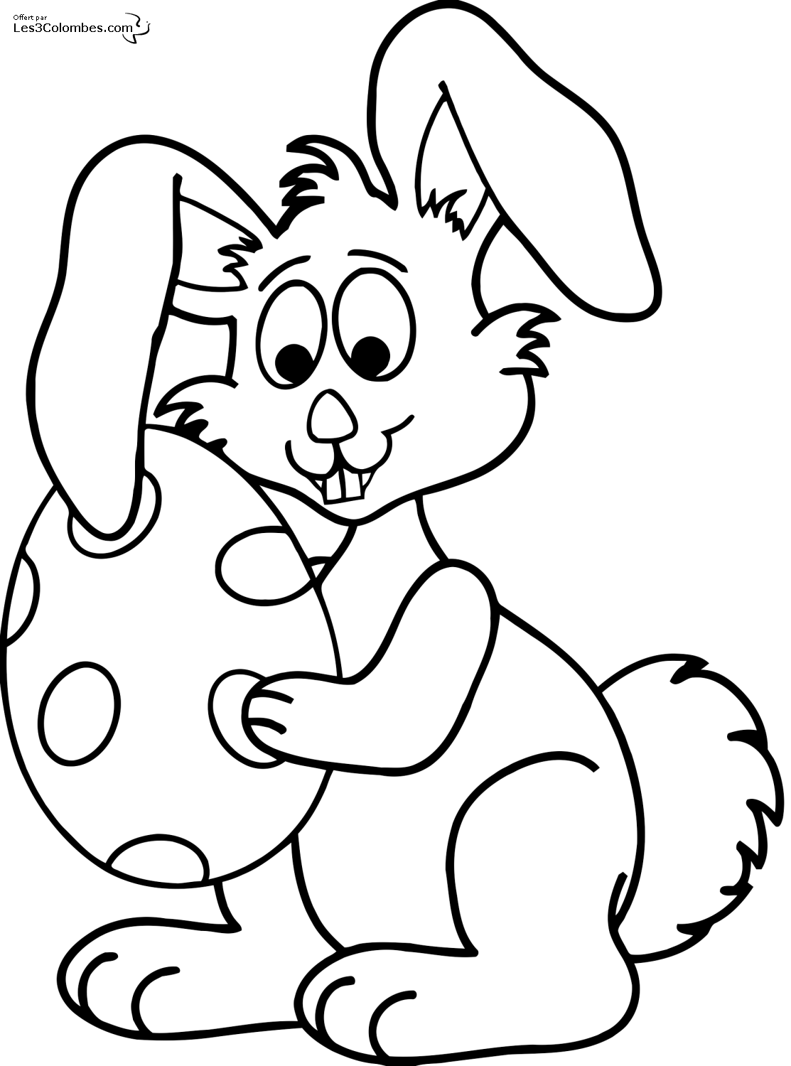 Раскраска: кролик (Животные) #9688 - Бесплатные раскраски для печати