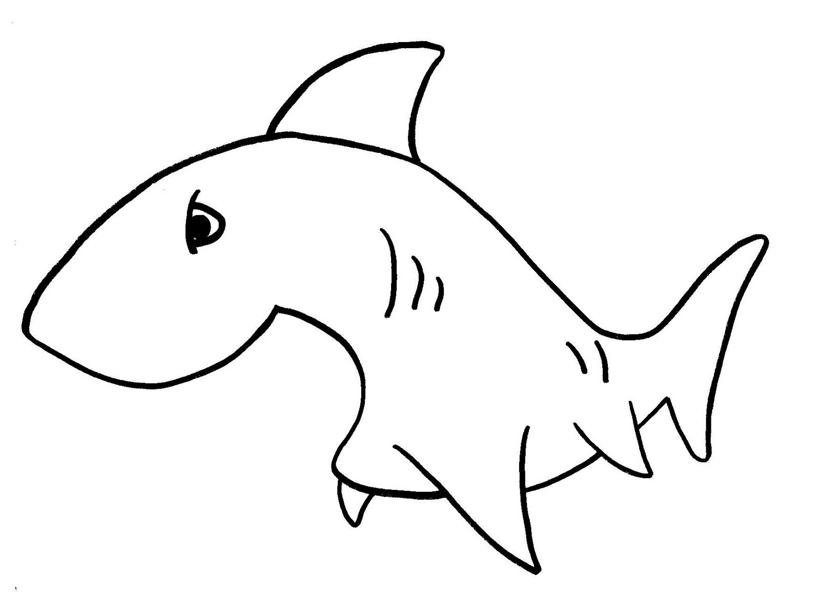 Раскраска: акула (Животные) #14841 - Бесплатные раскраски для печати