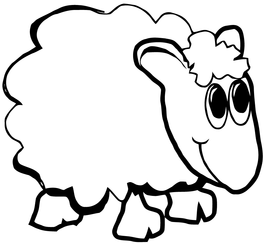 Раскраска: овца (Животные) #11543 - Бесплатные раскраски для печати