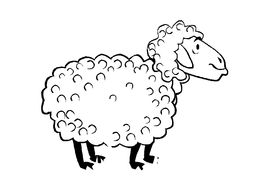 Раскраска: овца (Животные) #11545 - Бесплатные раскраски для печати