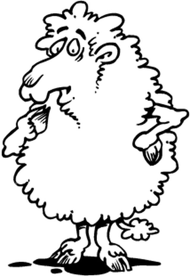 Раскраска: овца (Животные) #11572 - Бесплатные раскраски для печати