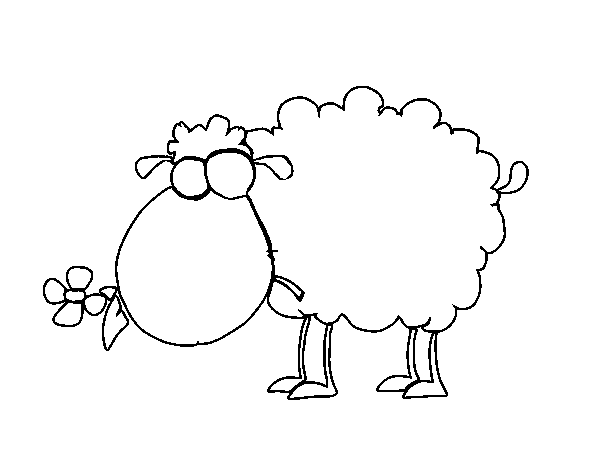 Раскраска: овца (Животные) #11581 - Бесплатные раскраски для печати