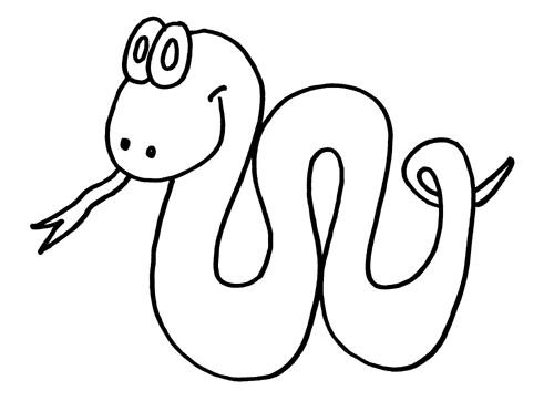 Раскраска: змея (Животные) #14338 - Бесплатные раскраски для печати