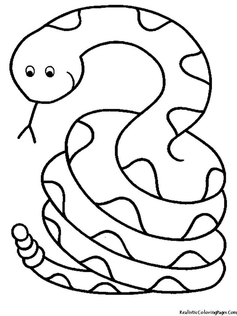 Раскраска: змея (Животные) #14340 - Бесплатные раскраски для печати