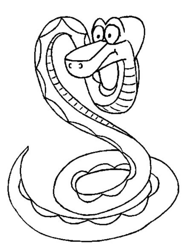 Раскраска: змея (Животные) #14403 - Бесплатные раскраски для печати