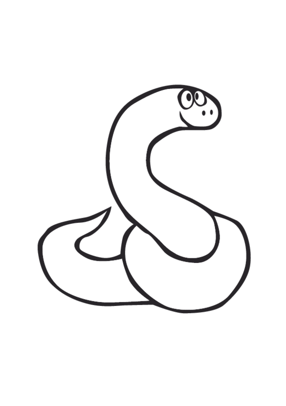 Раскраска: змея (Животные) #14409 - Бесплатные раскраски для печати