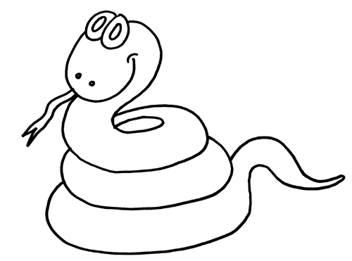 Раскраска: змея (Животные) #14427 - Бесплатные раскраски для печати