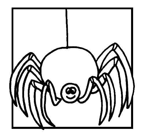 Раскраска: паук (Животные) #665 - Бесплатные раскраски для печати
