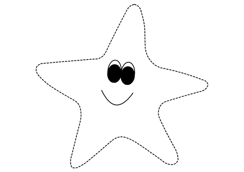 Раскраска: морская звезда (Животные) #6705 - Бесплатные раскраски для печати