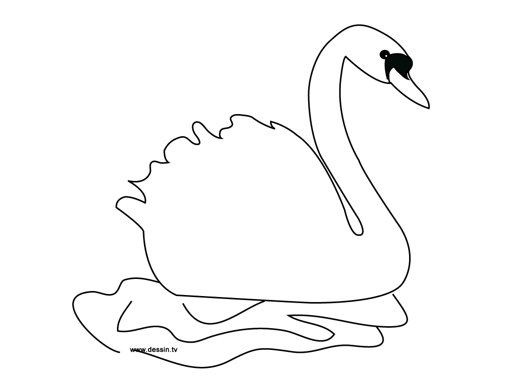 Раскраска: лебедь (Животные) #4996 - Бесплатные раскраски для печати
