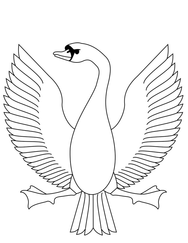 Раскраска: лебедь (Животные) #5010 - Бесплатные раскраски для печати