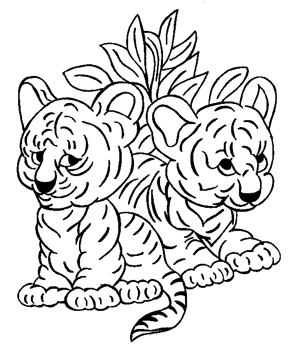 Раскраска: Tigris (Животные) #13612 - Бесплатные раскраски для печати