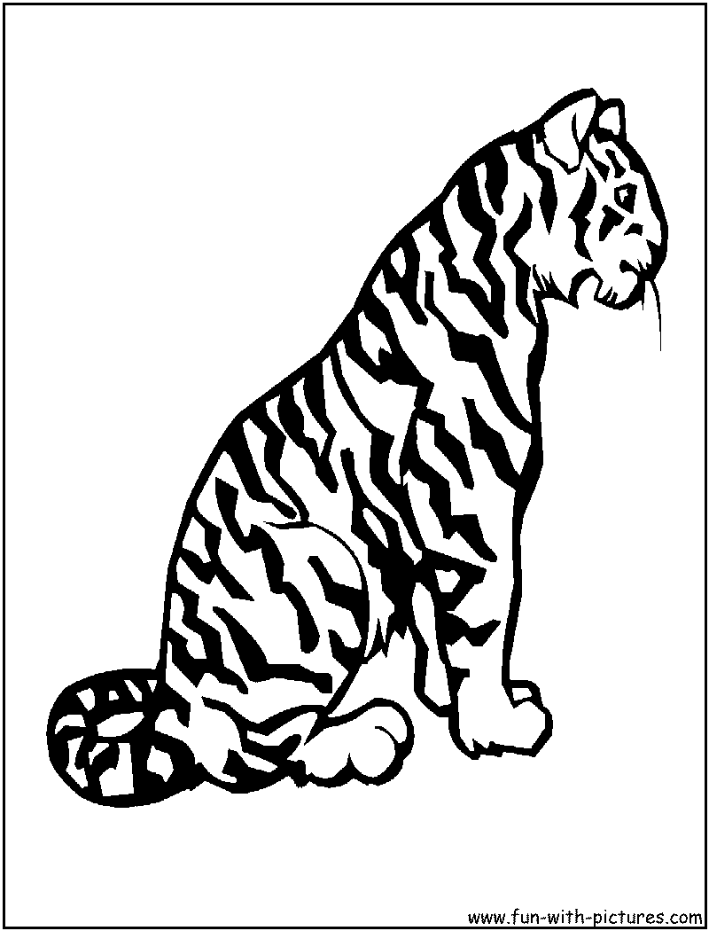 Раскраска: Tigris (Животные) #13619 - Бесплатные раскраски для печати