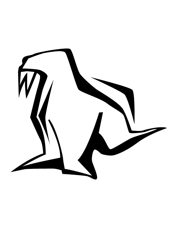 Раскраска: морж (Животные) #16536 - Бесплатные раскраски для печати