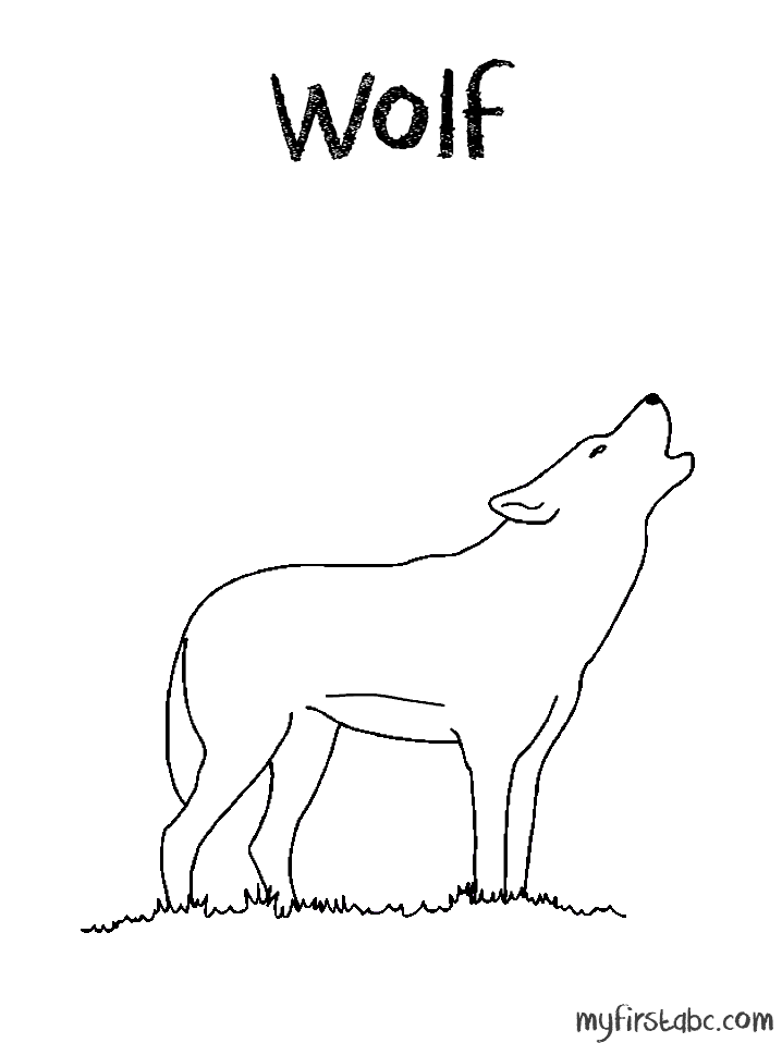 Раскраска: волк (Животные) #10571 - Бесплатные раскраски для печати