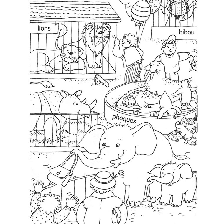 Раскраска: зоопарк (Животные) #12638 - Бесплатные раскраски для печати