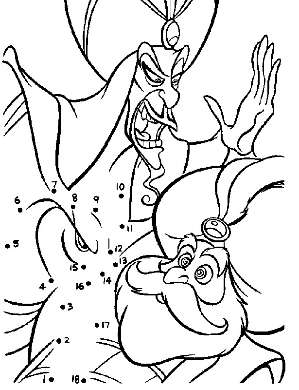 Раскраска: Aladdin (Анимационные фильмы) #127877 - Бесплатные раскраски для печати