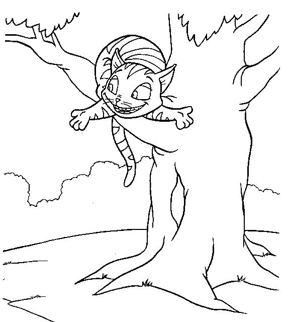 Раскраска: Алиса в стране чудес (Анимационные фильмы) #127924 - Бесплатные раскраски для печати