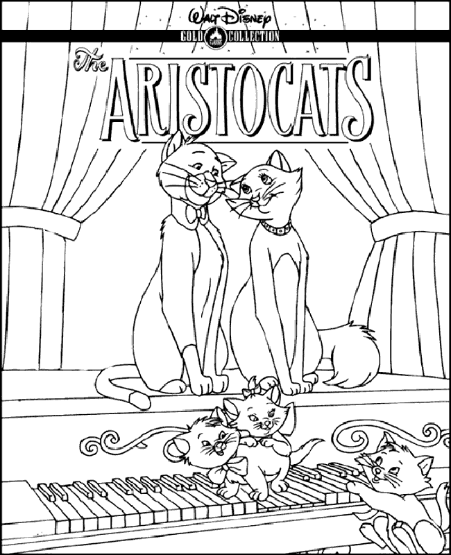 Раскраска: Aristocats (Анимационные фильмы) #26962 - Бесплатные раскраски для печати