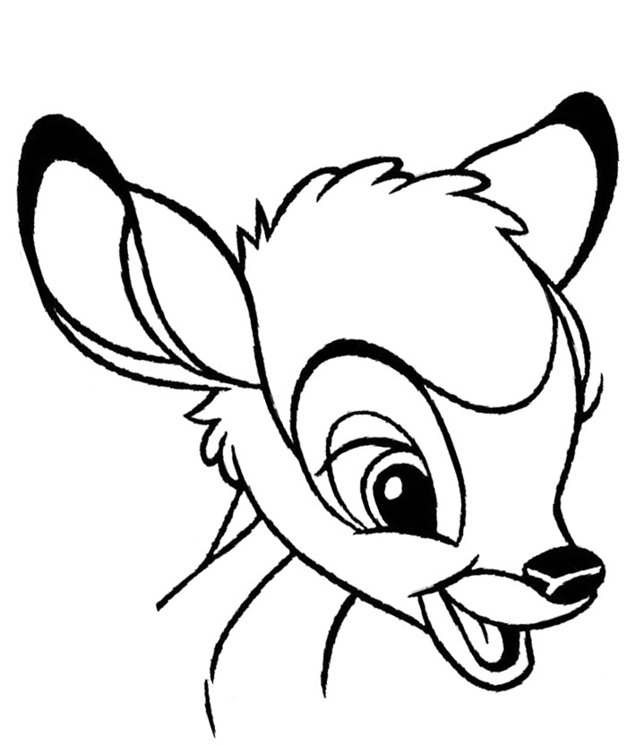 Раскраска: Bambi (Анимационные фильмы) #128690 - Бесплатные раскраски для печати