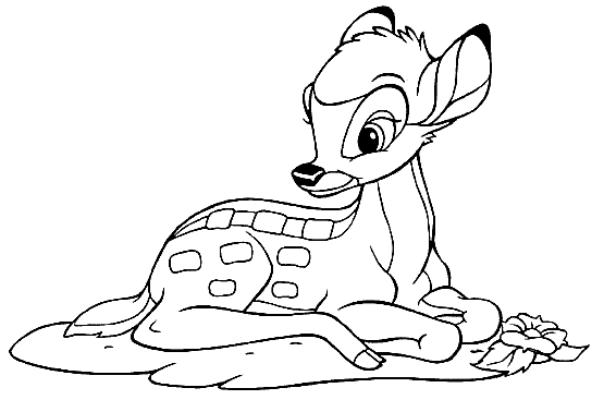 Раскраска: Bambi (Анимационные фильмы) #128701 - Бесплатные раскраски для печати