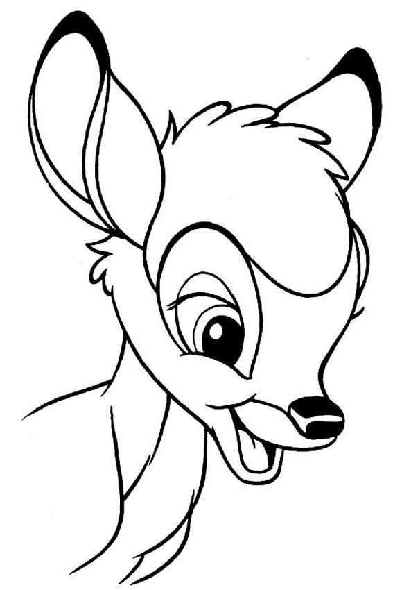 Раскраска: Bambi (Анимационные фильмы) #128718 - Бесплатные раскраски для печати