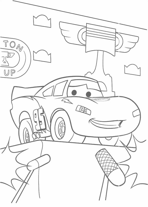 Раскраска: Баньоль (Автомобили) (Анимационные фильмы) #132534 - Бесплатные раскраски для печати