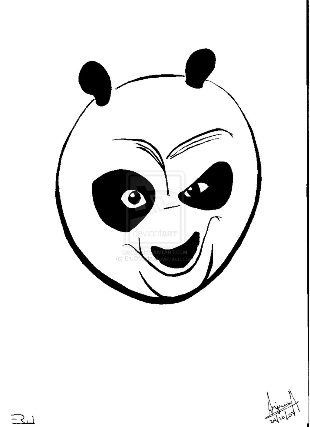 Раскраска: Кунг-фу панда (Анимационные фильмы) #73471 - Бесплатные раскраски для печати