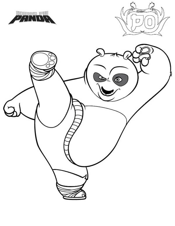 Раскраска: Кунг-фу панда (Анимационные фильмы) #73610 - Бесплатные раскраски для печати