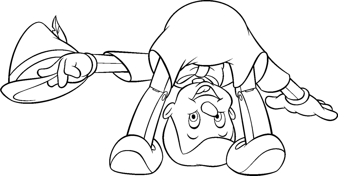 Раскраска: Пиноккио (Анимационные фильмы) #132306 - Бесплатные раскраски для печати