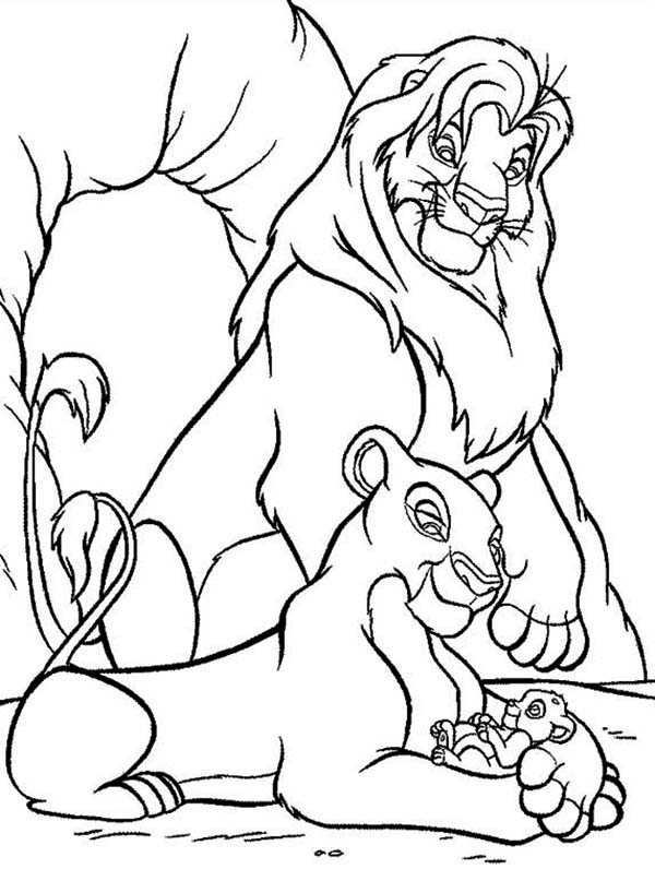Раскраска: Король Лев (Анимационные фильмы) #73827 - Бесплатные раскраски для печати