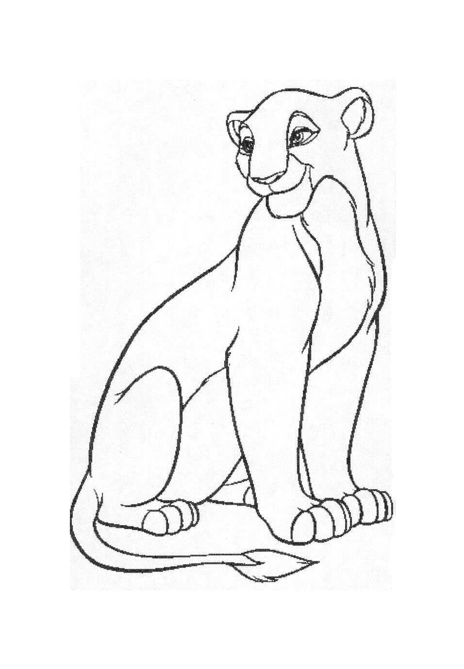 Раскраска: Король Лев (Анимационные фильмы) #73844 - Бесплатные раскраски для печати