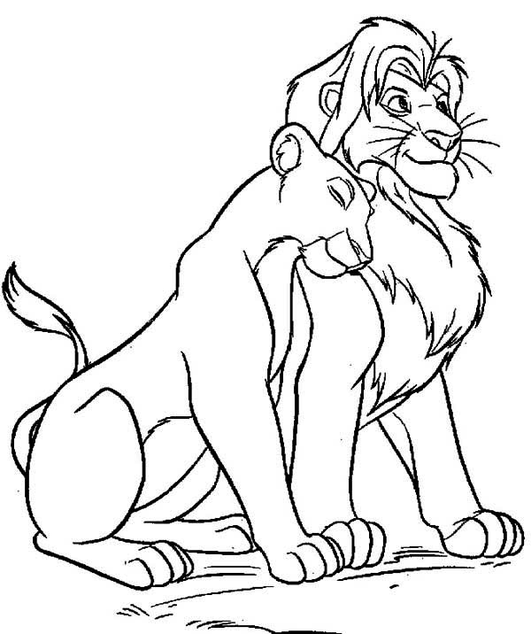 Раскраска: Король Лев (Анимационные фильмы) #73962 - Бесплатные раскраски для печати