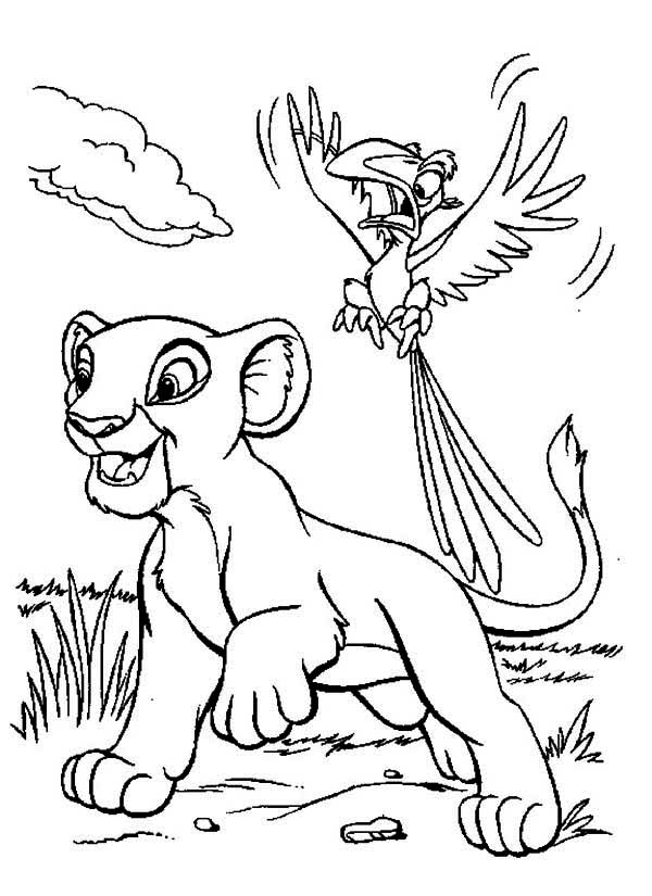 Раскраска: Король Лев (Анимационные фильмы) #74011 - Бесплатные раскраски для печати