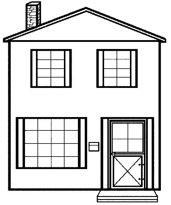 Раскраска: дом (Здания и Архитектура) #64734 - Бесплатные раскраски для печати