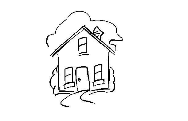 Раскраска: дом (Здания и Архитектура) #66449 - Бесплатные раскраски для печати