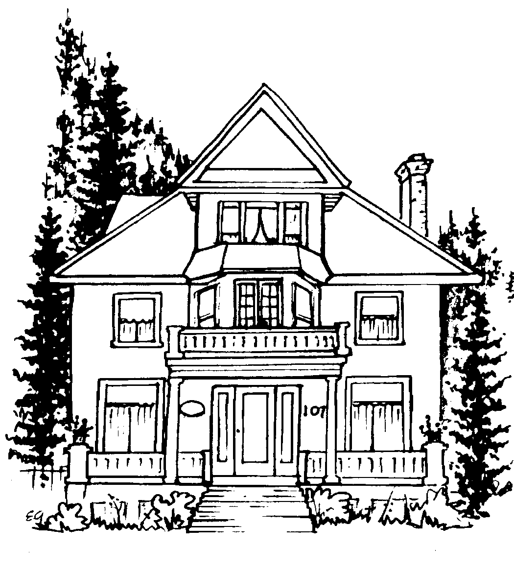 Раскраска: дом (Здания и Архитектура) #66509 - Бесплатные раскраски для печати