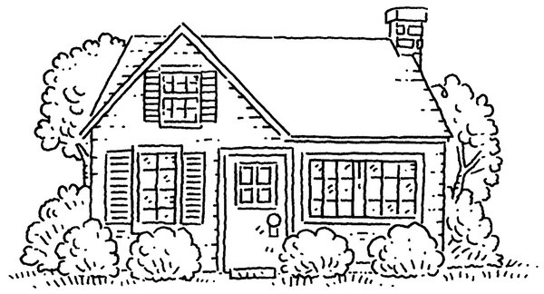 Раскраска: дом (Здания и Архитектура) #66513 - Бесплатные раскраски для печати