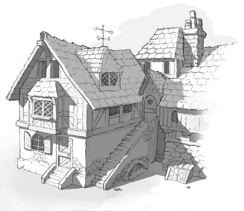 Раскраска: дом (Здания и Архитектура) #66548 - Бесплатные раскраски для печати