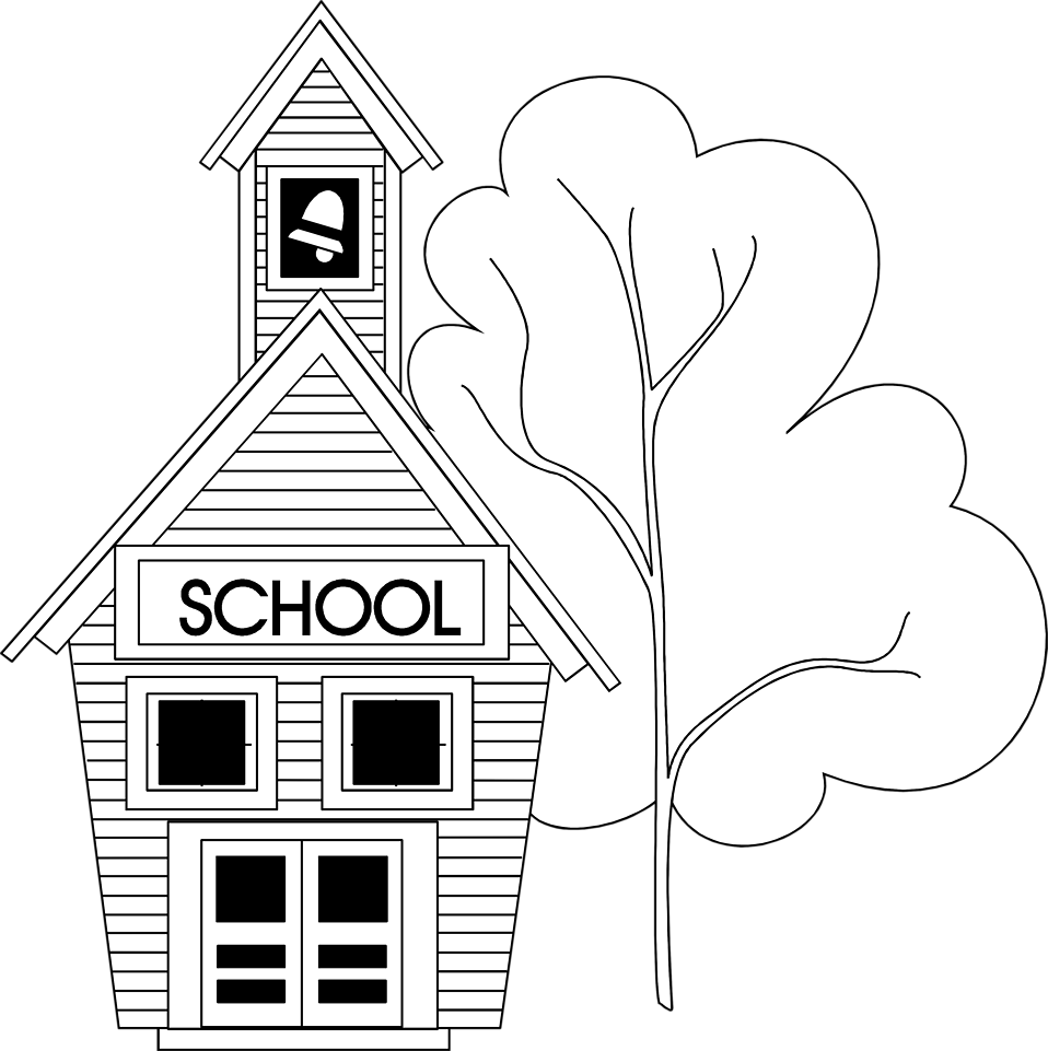 Раскраска: школа (Здания и Архитектура) #66896 - Бесплатные раскраски для печати