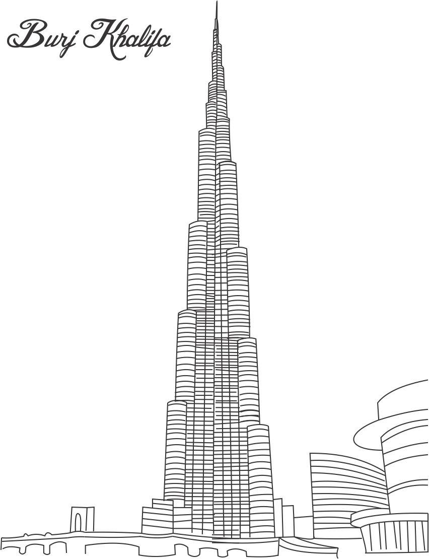 Раскраска: небоскреб (Здания и Архитектура) #65790 - Бесплатные раскраски для печати