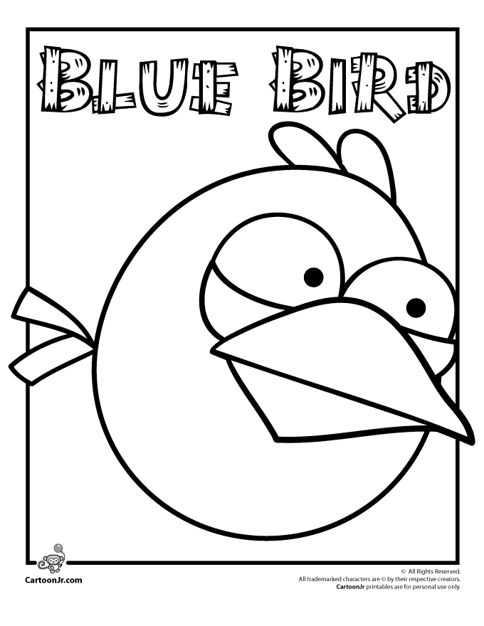 Раскраска: Angry Birds (мультфильмы) #25023 - Бесплатные раскраски для печати