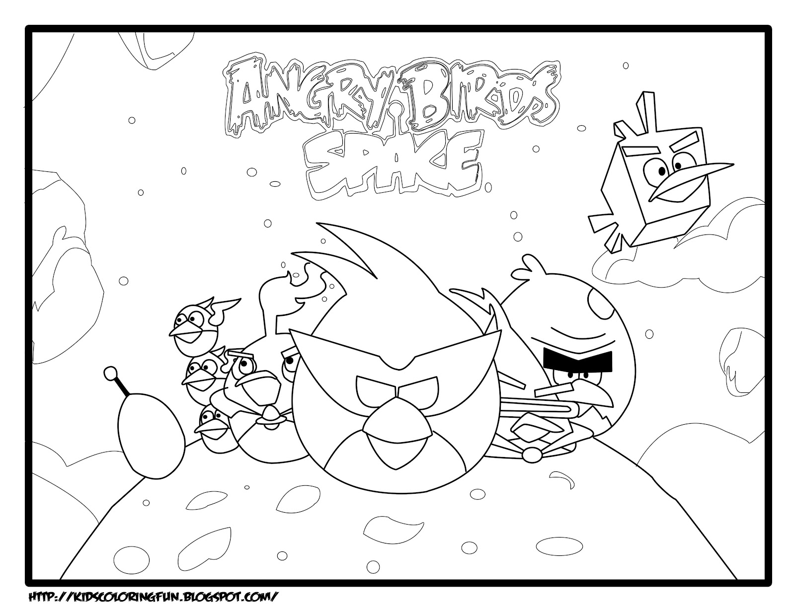 Раскраска: Angry Birds (мультфильмы) #25033 - Бесплатные раскраски для печати