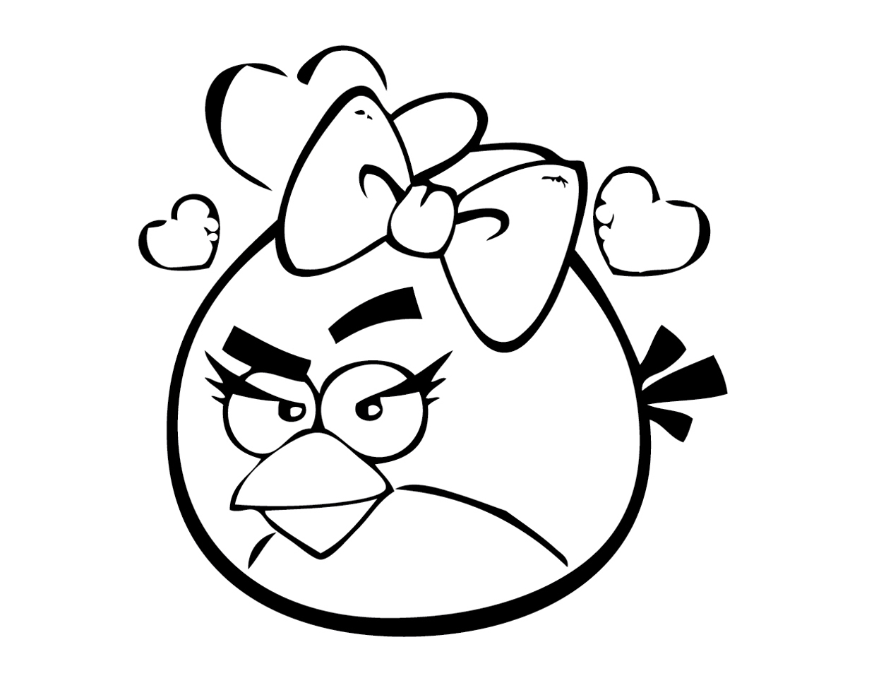 Раскраска: Angry Birds (мультфильмы) #25037 - Бесплатные раскраски для печати