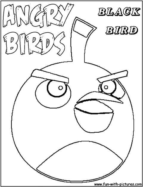 Раскраска: Angry Birds (мультфильмы) #25039 - Бесплатные раскраски для печати