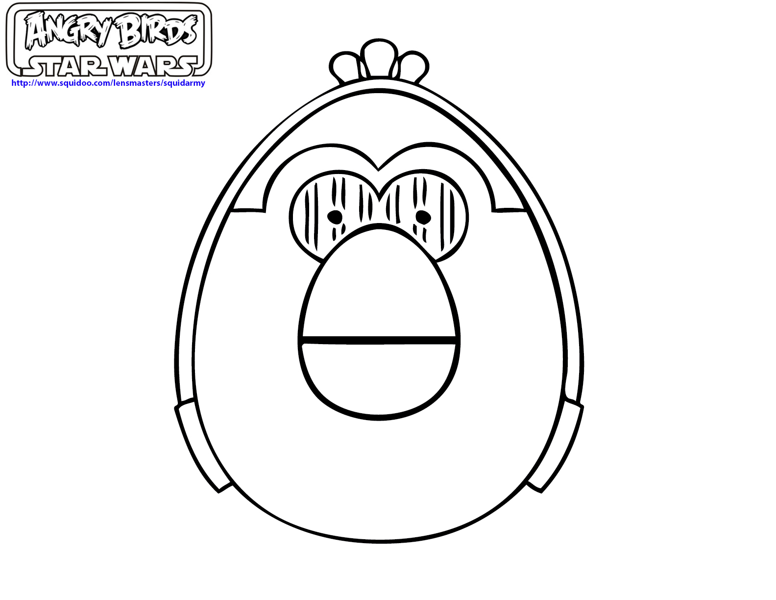 Раскраска: Angry Birds (мультфильмы) #25048 - Бесплатные раскраски для печати